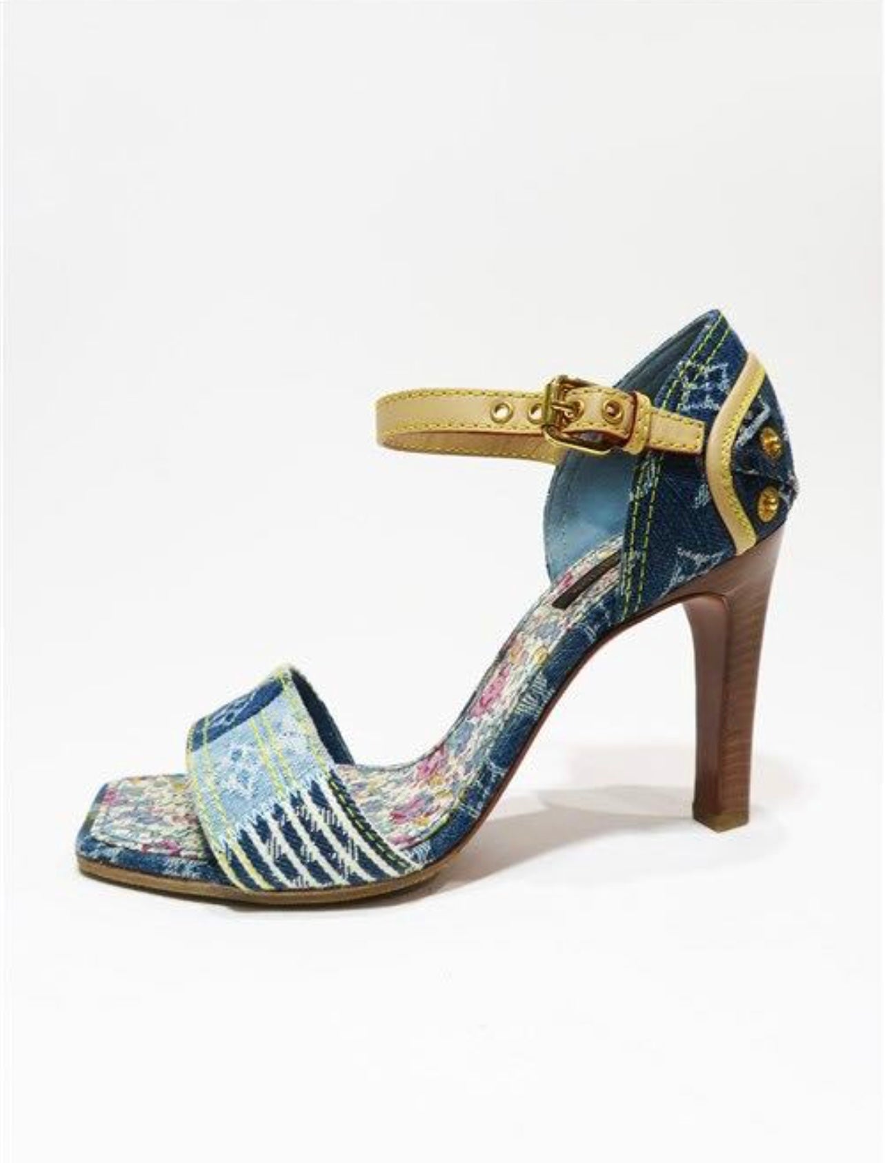 Louis vuitton denim discount sandals